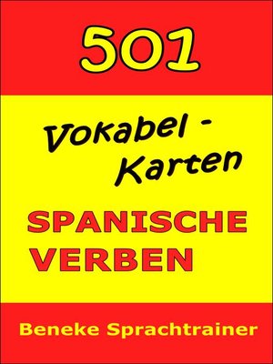cover image of Vokabel-Trainer Spanische Verben